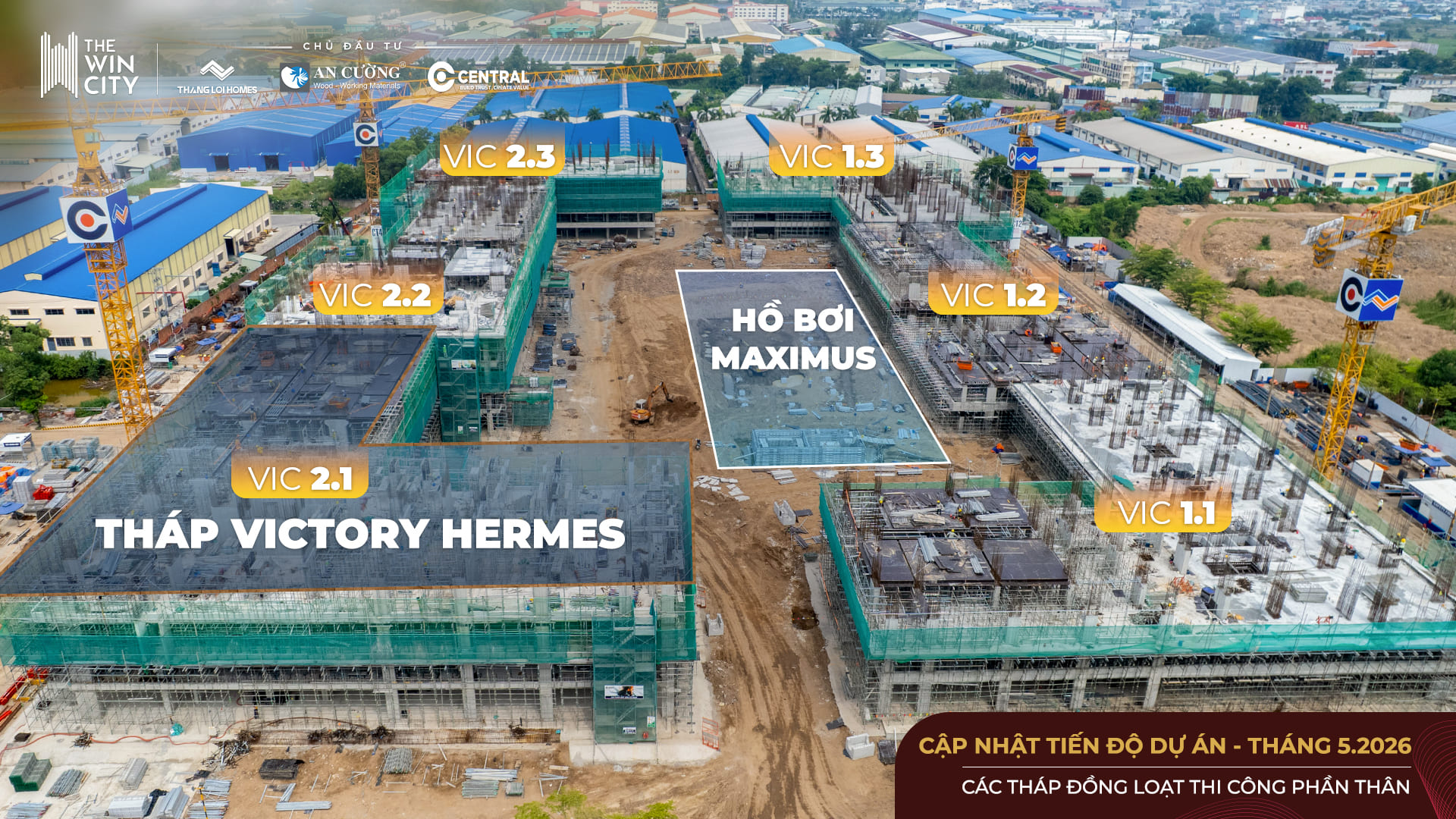 Bản vẽ tiến độ dự án The Win City 5