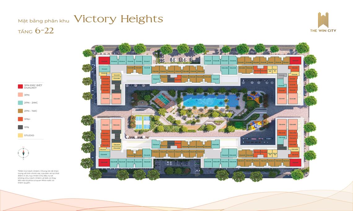 Mặt bằng The Win City