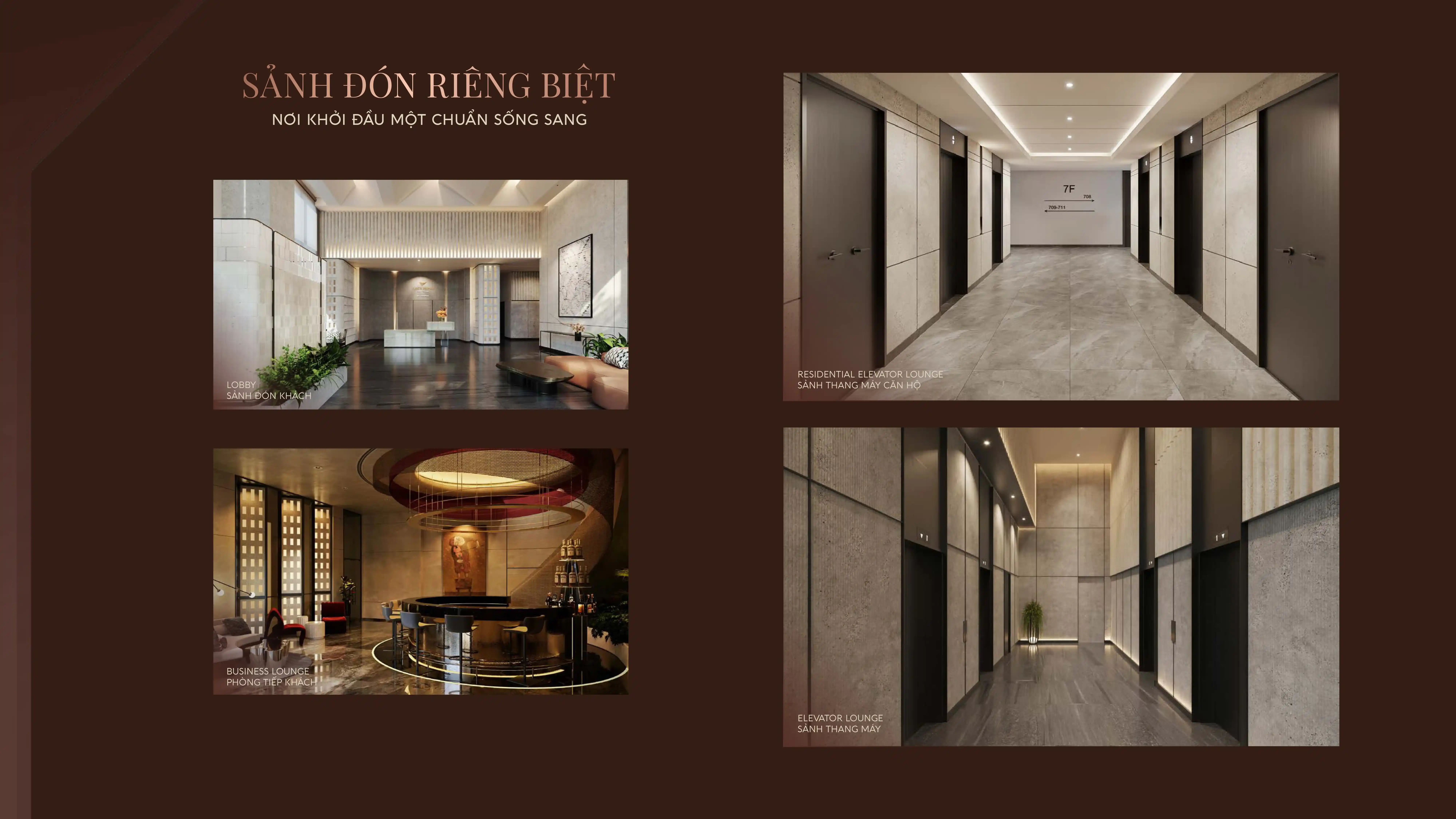 Sảnh đón riêng biệt
