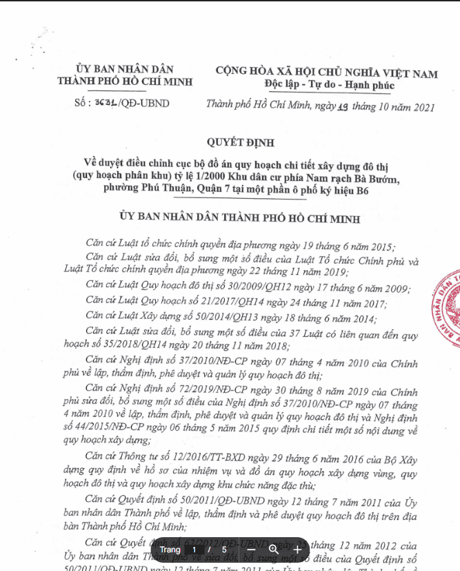 Chủ trương quyết định đầu tư Vlasta