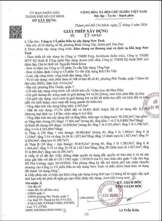 Giấy phép xây dựng Vlasta